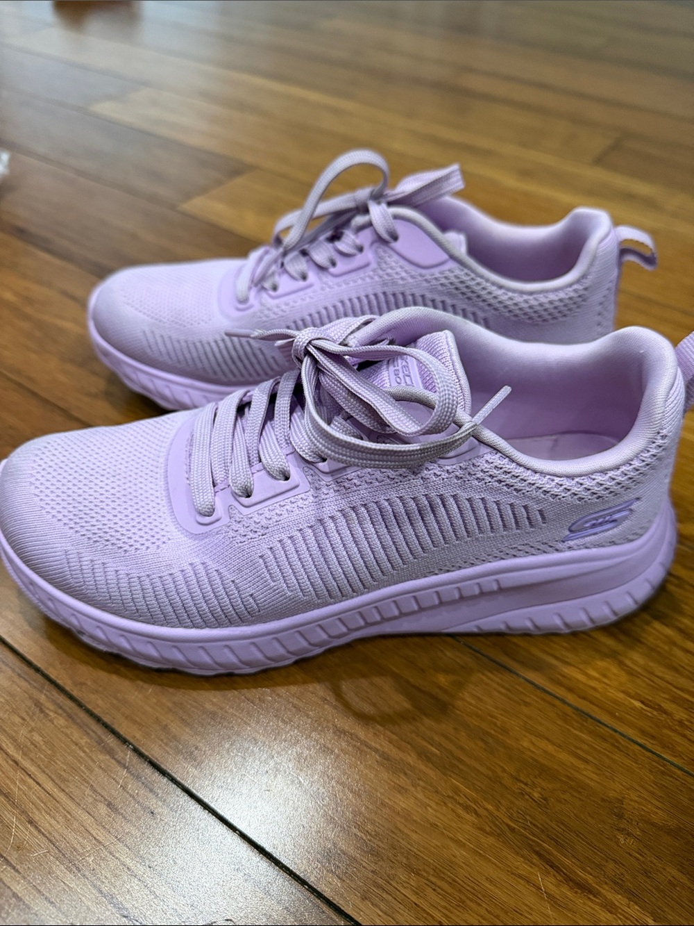Skechers Women's BOBS Sport Squad Chaos Light Purple Women's Sneakers 6 US